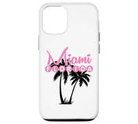 Miami Florida United States Retro Palm Trees Case for iPhone 12/12 Pro