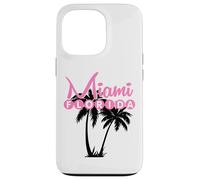 Miami Florida United States Retro Palm Trees Case for iPhone 13 Pro