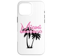Miami Florida United States Retro Palm Trees Case for iPhone 16 Pro Max