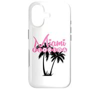Miami Florida United States Retro Palm Trees Case for iPhone 17