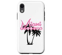 Miami Florida United States Retro Palm Trees Case for iPhone XR