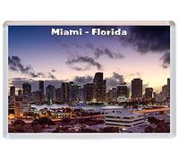 Miami - Florida - USA - Jumbo Fridge Magnet 96 x 67 mm JUMBO SIZE BBSM2044