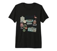Miami Gateway to The Americas Ocean Drive Deco District Premium T-Shirt