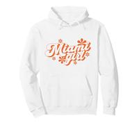 Miami Girl Retro Groovy City Pullover Hoodie