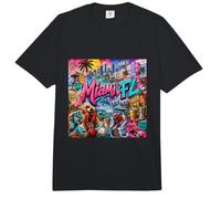 Miami Graffiti, FL Florida Artistic, Little Havana, SoBe Comfort Colors Adult Heavyweight T-Shirt
