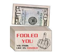Miami Graphic Solutions You Park Like An A-hole Bad Parking Prank Cards Look Like $50 Money from a Distance - 50 qty - leave them under Vehicle Wipers of Horrible A-Hole Drivers!