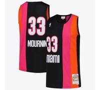 Miami Heat NBA Alonzo Mourning Hardwood Classics Road Jersey By Mitchell & Ness