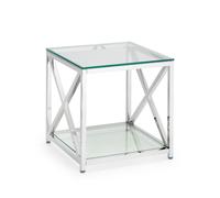 Miami Lamp Table - Silver
