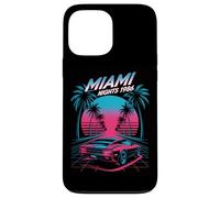 Miami Nights 1986 Retro Synthwave Sunset Case for iPhone 13 Pro Max