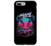 Miami Nights 1986 Retro Synthwave Sunset Case for iPhone 7 Plus/8 Plus
