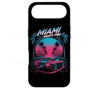 Miami Nights 1986 Retro Synthwave Sunset Case for iPhone Air