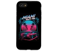 Miami Nights 1986 Retro Synthwave Sunset Case for iPhone SE (2020) / 7/8