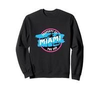 Miami Property Of The 305 Florida Pride Palm Trees Retro Sweatshirt