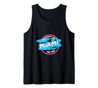 Miami Property of The 305 Florida Pride Palm Trees Retro Tank Top