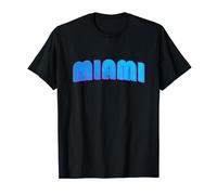 Miami Sunset Logo I Love Miami Beach Souvenir Florida T-Shirt