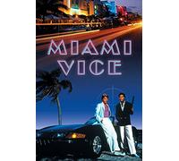 Miami Vice (1984) TV Show Poster Framed or Unframed Glossy Poster (A3-297 × 420 mm Framed)