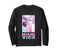 Miami Vice Airbrush Duo Sunset Long Sleeve T-Shirt