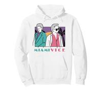 Miami Vice Coastal Duo Retro Pullover Hoodie