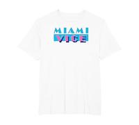 Miami Vice Logo Comfortable T-Shirt - Official Tee. T-Shirt, Men's Big and Tall, White, 3X Tall