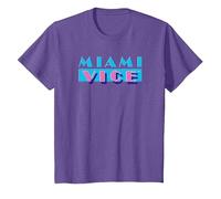 Miami Vice Logo Comfortable T-Shirt - Official Tee. T-Shirt, Youth, Purple Heather, 3T
