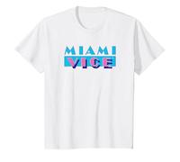 Miami Vice Logo Comfortable T-Shirt - Official Tee. T-Shirt, Youth, White, 3T