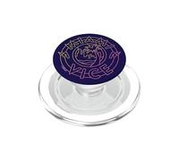 Miami Vice Neon Airbrush Palm Tree PopSockets PopGrip for MagSafe