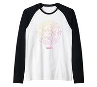 Miami Vice Neon Airbrush Palm Tree Raglan Baseball Tee