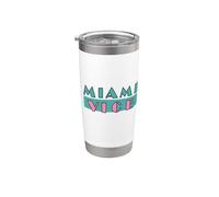 Miami Vice Neon Block Logo Stainless Steel Insulated Tumbler
