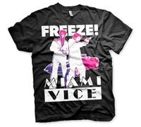 Miami Vice Officially Licensed Merchandise Freeze T-Shirt (Black), XX-Large
