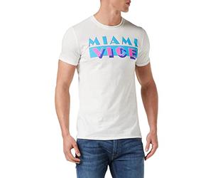 Miami Vice - OG Logo - Mens T-Shirt - White - XXL