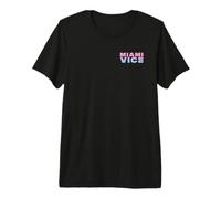 Miami Vice Retro Airbrush Front & Back Premium T-Shirt