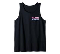 Miami Vice Retro Airbrush Front & Back Tank Top