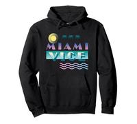 Miami Vice Retro Airbrush Logo Pullover Hoodie
