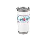 Miami Vice Undercover Since 1984 Airbrush Plate Stainless Steel Insulated Tumbler