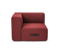 Miamia Outdoor Sofa Corner Module Left Red Conmoto - 4260476347948