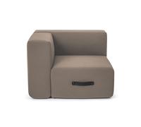Miamia Outdoor Sofa Corner Module Left Taupe Conmoto - 4260476347955