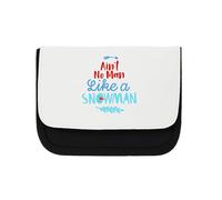 Miammo Ain't no man Like a Snowman [BCX] Clutch-Style Pencil case - Black