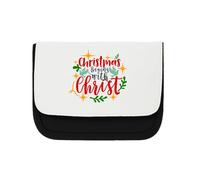 Miammo Christmas Begins with Christ [BCX] Clutch-Style Pencil case - Black
