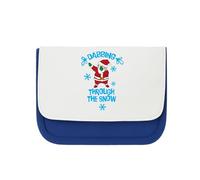 Miammo Dabbing Through the Snow [BCX] Clutch-Style Pencil case - Blue