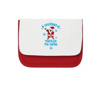 Miammo Dabbing Through the Snow [BCX] Clutch-Style Pencil case - Red