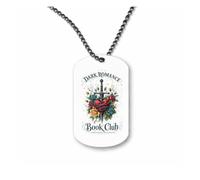Miammo Dark romance book club style two [RD26] ball-chain pendant