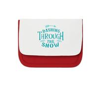Miammo Dashing Through the Snow [BCX] Clutch-Style Pencil case - Red