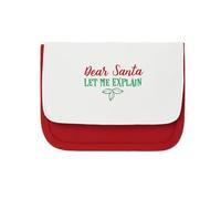 Miammo Dear Santa let me Explain [BCX] Clutch-Style Pencil case - Red