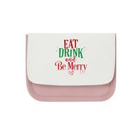 Miammo Eat Drink and be Merry [BCX] Clutch-Style Pencil case - Pink