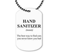 Miammo Hand Sanitizer Alternative Dictionary Definition [DEF] ballchain Pendant Style - Dog tag Necklace