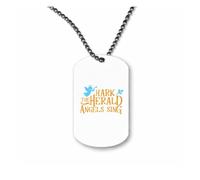Miammo Hark the Herald angels sing [BCX] ball-chain pendant - dog tag style necklace