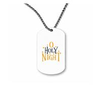 Miammo O Holy night [BCX] ball-chain pendant - dog tag style necklace