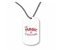 Miammo The magic of Christmas [BCX] ball-chain pendant - dog tag style necklace