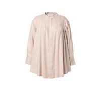 MIAMODA women's plus size blouse with decorative pleats on the shoulders,...