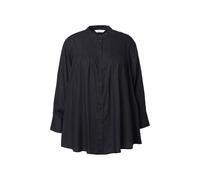 MIAMODA women's plus size blouse with decorative pleats on the shoulders,...